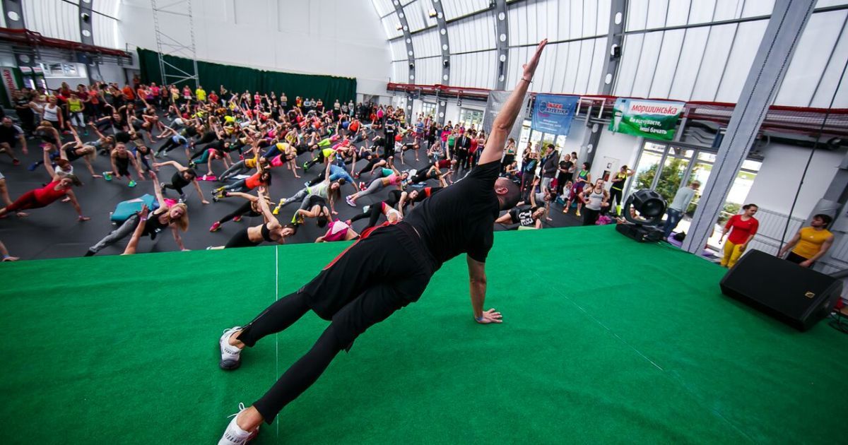 XVII фитнес-конвенция Nike и ТМ "Моршинская" объединили людей, которые стремятся быть в форме