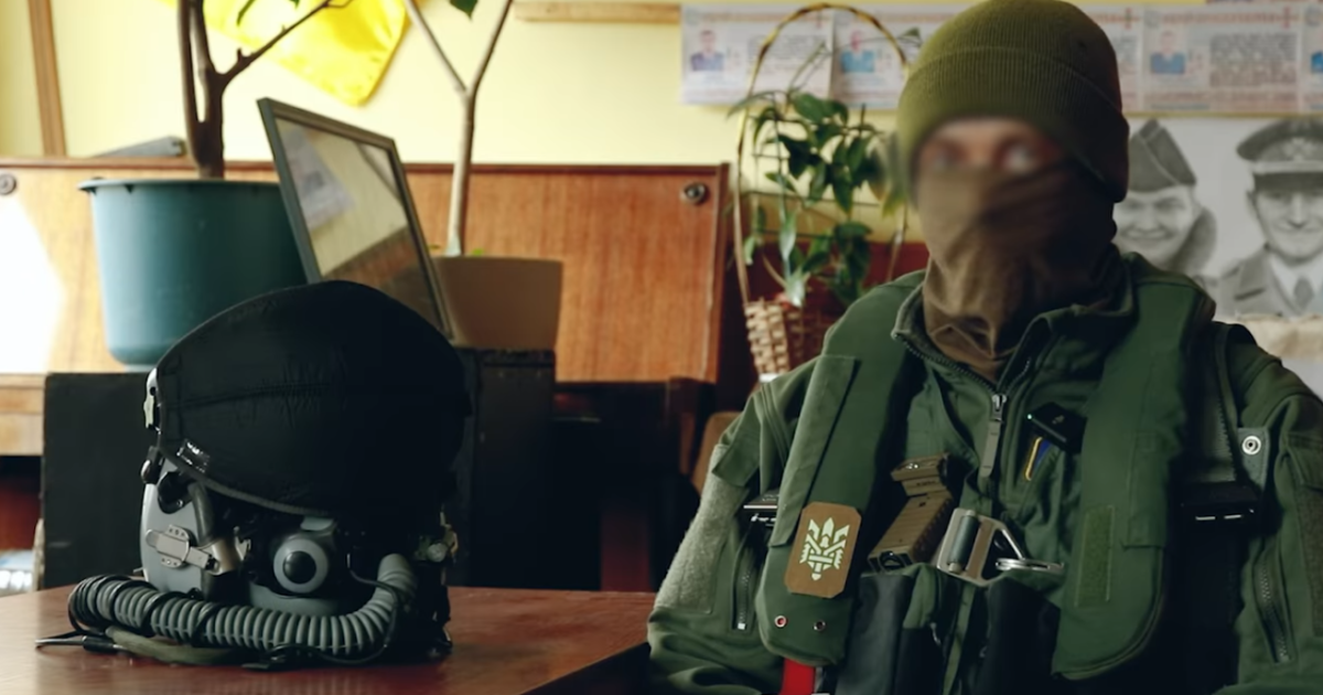 Пилот F-16, давший интервью, не раскрывая свое имя