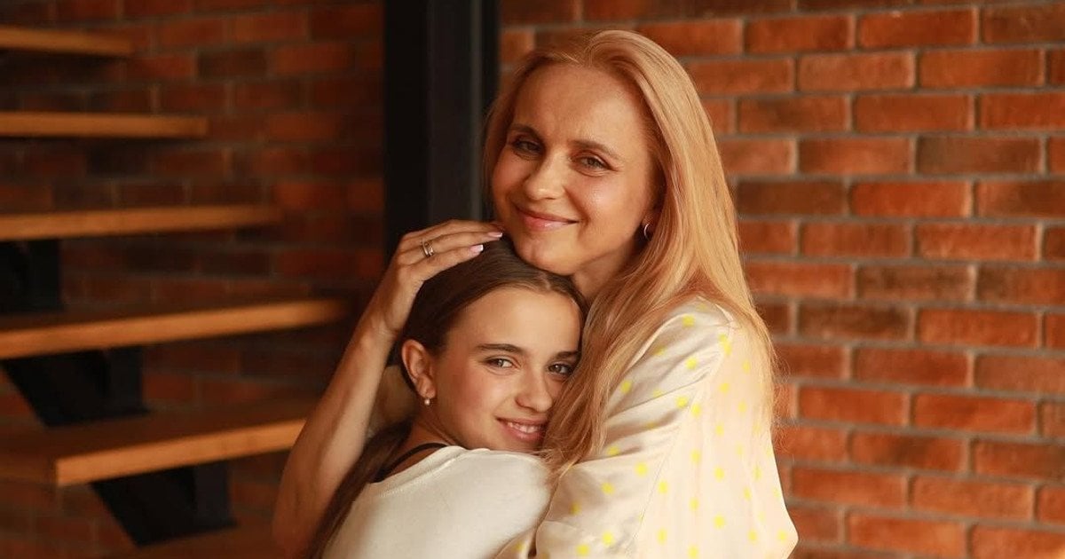 Лилия Ребрик с дочерью Дианой