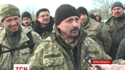 Бойцы 53 отдельной механизированной бригады пешком отправились в Николаев