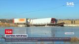Новини Миколаївської області: вантажівка затопила понтонний міст