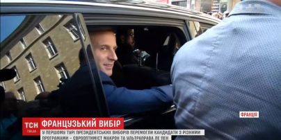 У другий тур на виборах у президенти Франції перемогли кандидати з протилежними програмами