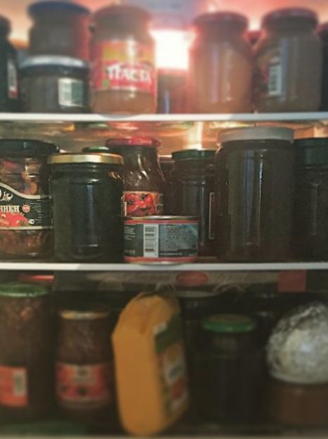 Холодильник Даши Астафьевой / © Instagram