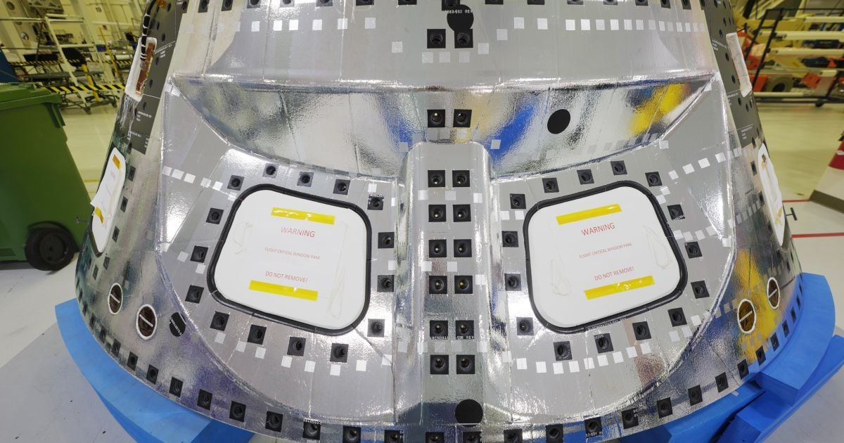 Интерьер кабины космического корабля Orion