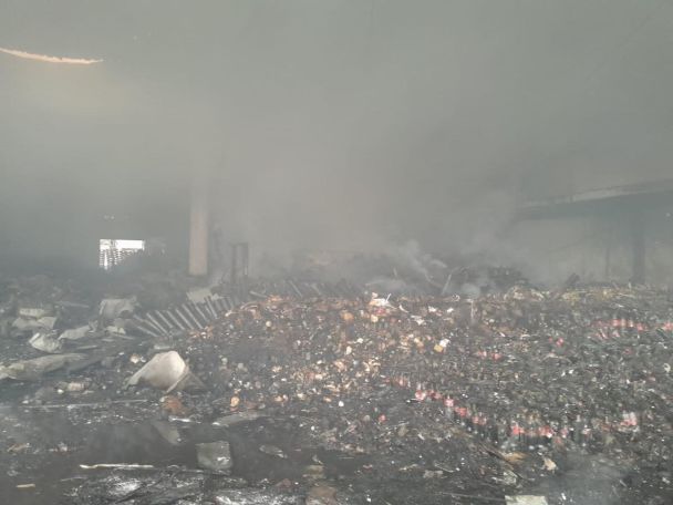 The hit on the humanitarian aid warehouse of the Ukrainian Red Cross