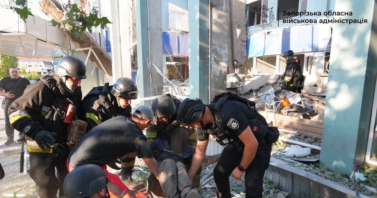 Удар по Запоріжжю 10 серпня