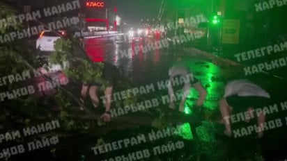 Шквальный ветер и ливень в Харькове: есть погибший, села остались без света