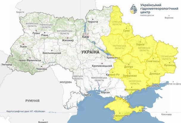 Синоптики попередають про негоду в кількох областях України 10 липня / © Укргідрометцентр