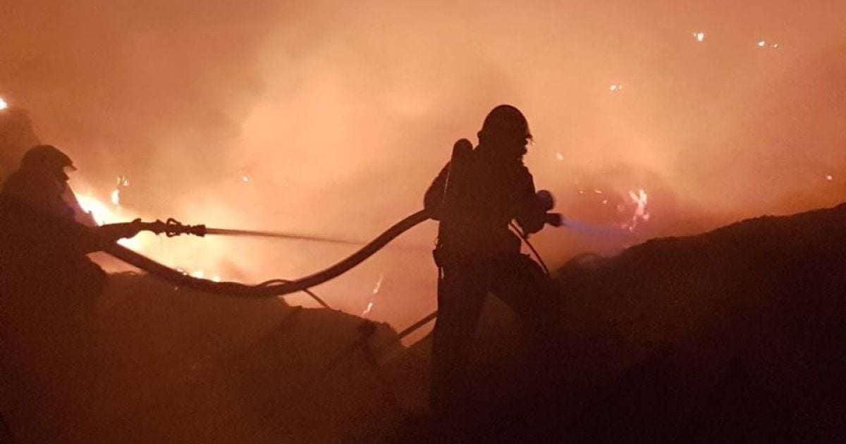 Пожежа у Новій пошті Мукачево 24.08.2018_1 / © Управління ДСНС України у Закарпатській області