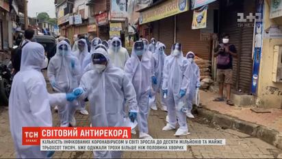 Коронавирус в мире: количество инфицированных возросло до 10 миллионов и почти 300 тысяч