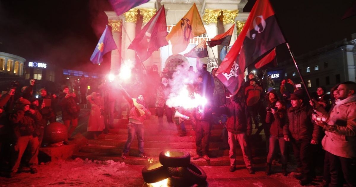 Сутички правоохоронців із протестувальниками на Майдані в Києві_15 / © УНІАН
