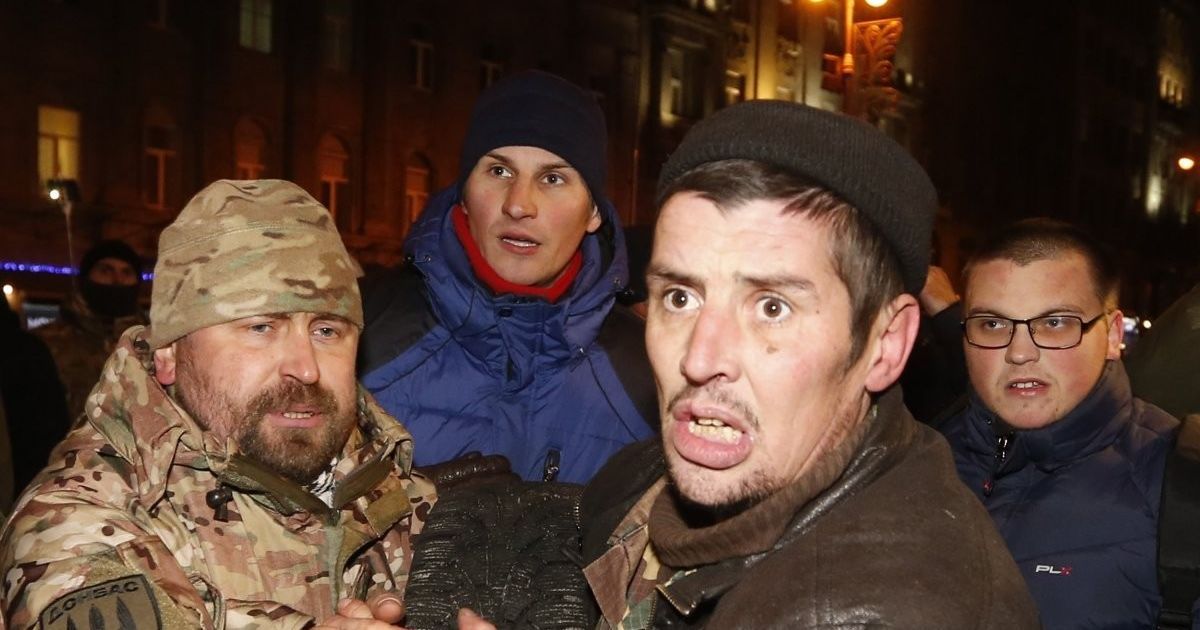 Сутички правоохоронців із протестувальниками на Майдані в Києві_1 / © УНІАН