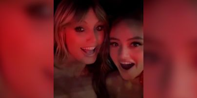 Хайди Клум подурачилась с дочерью Лени перед появлением на модном событии