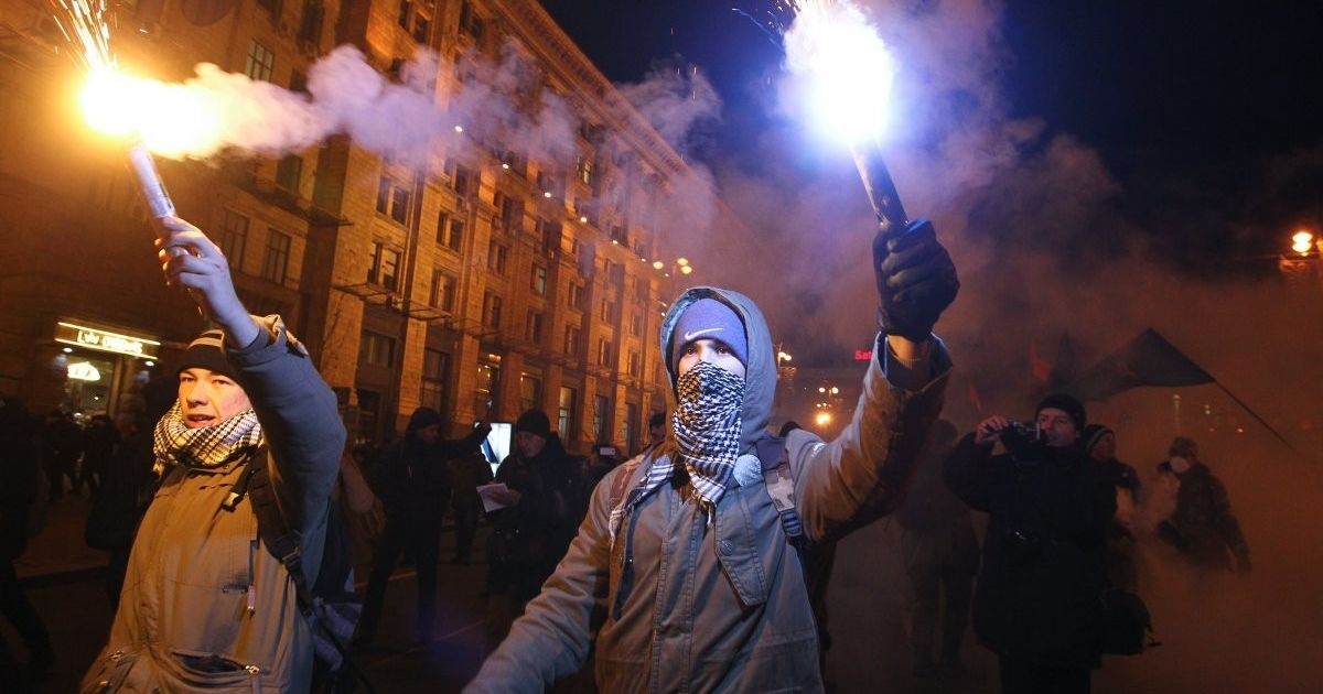Сутички правоохоронців із протестувальниками на Майдані в Києві_23 / © УНІАН