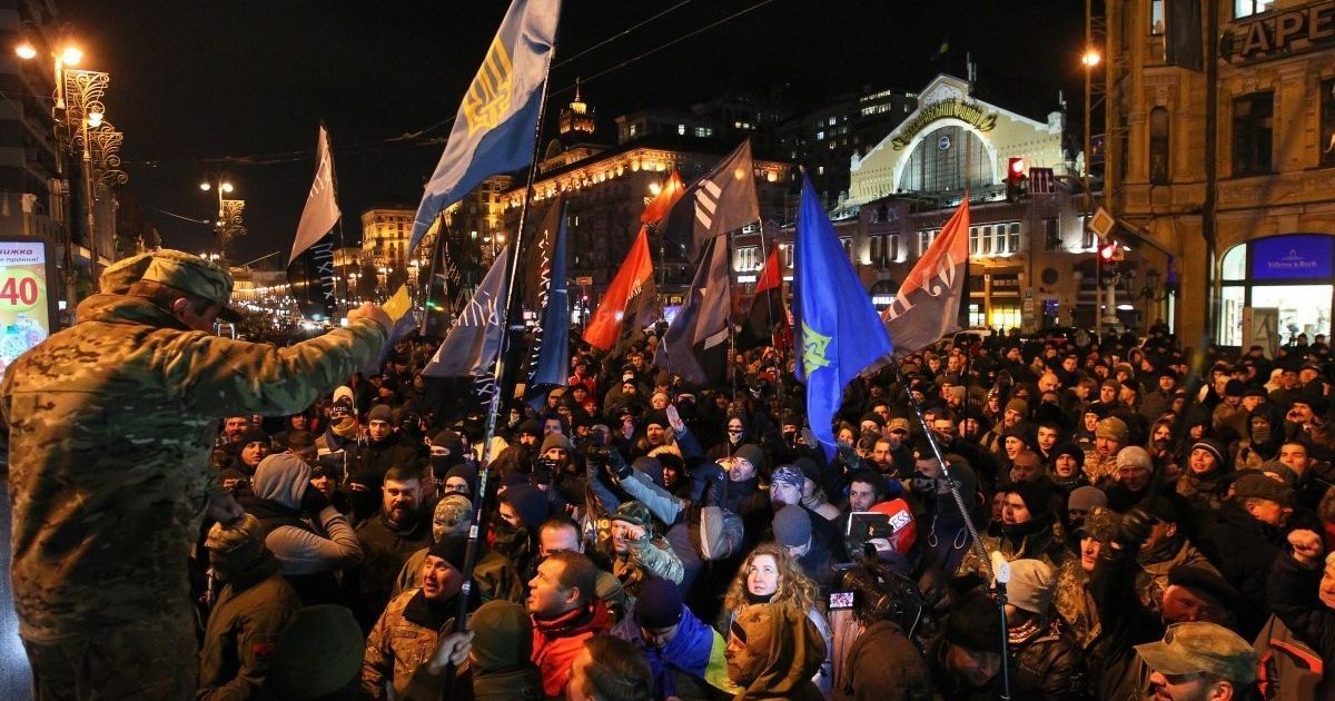 Сутички правоохоронців із протестувальниками на Майдані в Києві_28 / © УНІАН
