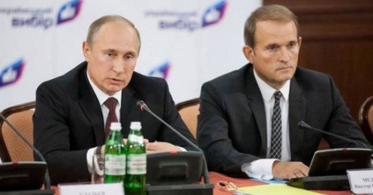 Медведчук зустрівся з Путіним в окупованому Криму – ЗМІ