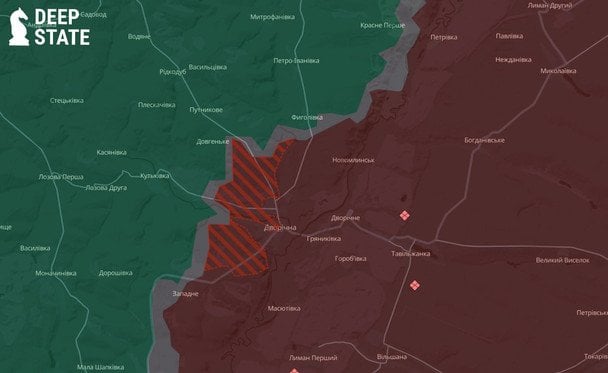 Окупація Дворічної / © Deepstatemap