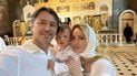 Сергій Притула з дружиною та сином