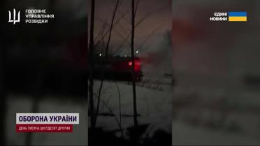 ГУР сожгло российский локомотив в Санкт-Петербурге!