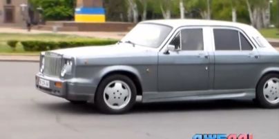 Украинский автолюбитель превратил "Волгу" в Rolls-Royce