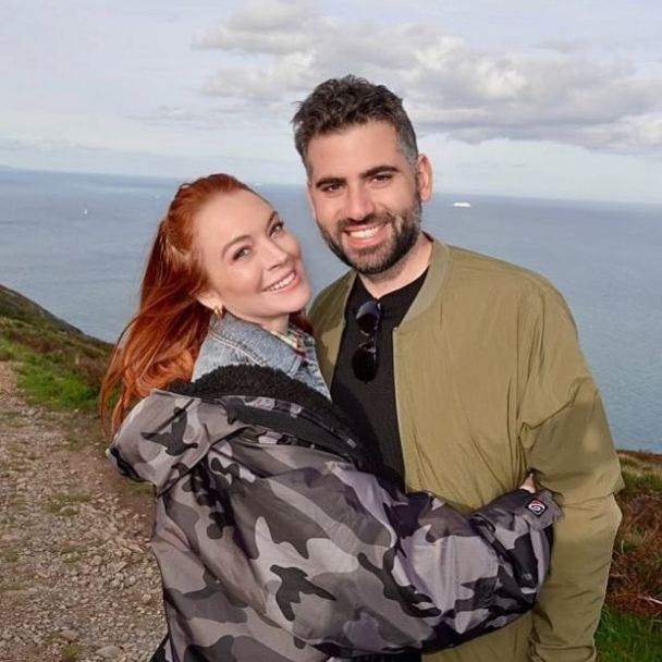 Линдси Лохан с мужем / © instagram.com/lindsaylohan