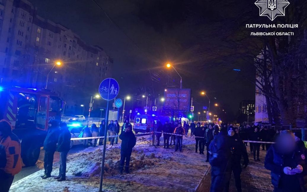 Взрыв газа в частном доме во Львове / © Патрульная полиция Львовской области в Telegram