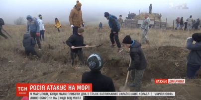 Под Мариуполем укрепляют вторую линию обороны для противодействия высадке российского десанта