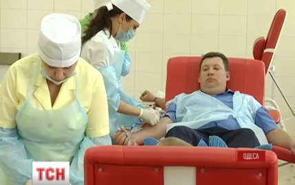 Одеська поліція здала кров для військового шпиталю