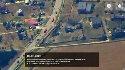 СБС уразили колону російських бензовозів на Запоріжжі