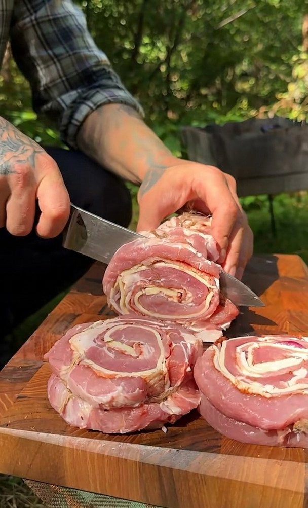 Шашлик-рулет із сиром tiktok.comkubfood
