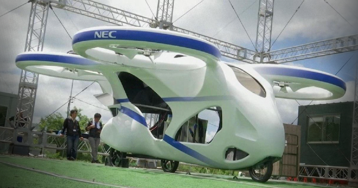 В Японії відбулись випробування летючого автомобіля