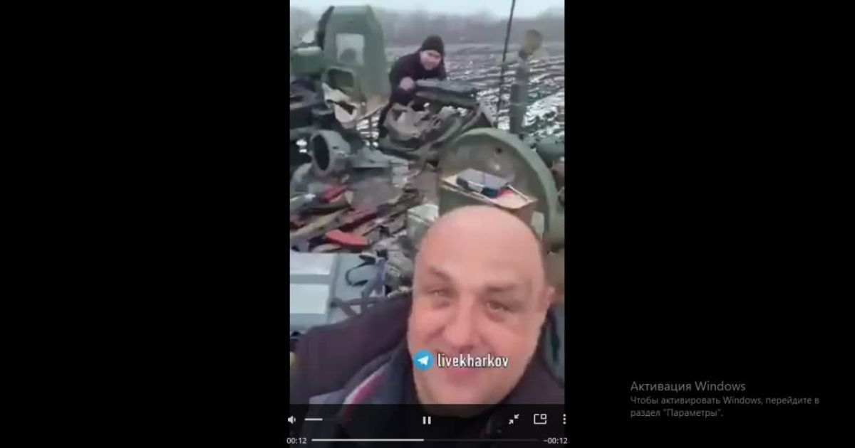 Под Харьковом тероборона Слатино украла танк у оккупантов (видео)