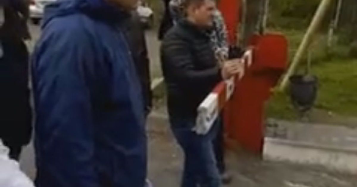 блокування автошляху перед пунктом пропуску «Ужгород»_2 / © Західне регіональне управління Держприкордонслужби України