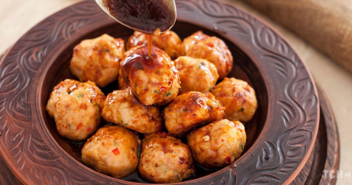 Куряче-телячі фрикадельки