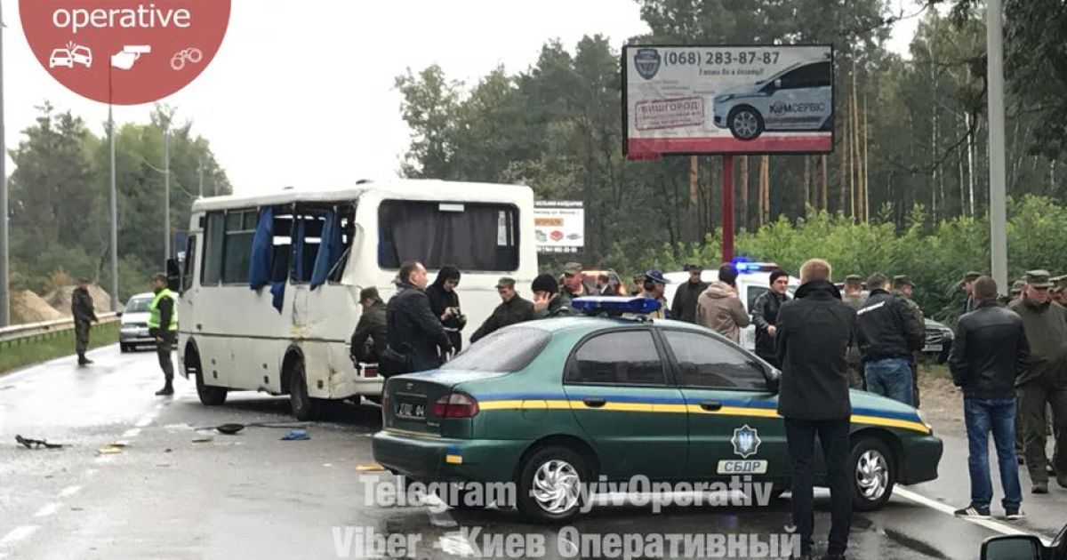 Смертельная авария с нацгвардейцами под Киевом. Водитель маршрутки не имел права выезжать на маршрут
