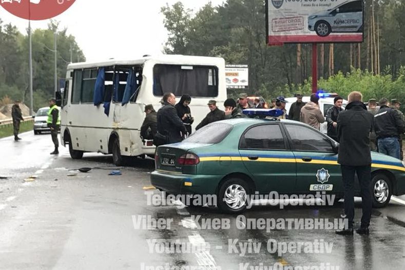 Смертельная авария с нацгвардейцами под Киевом. Водитель маршрутки не имел права выезжать на маршрут