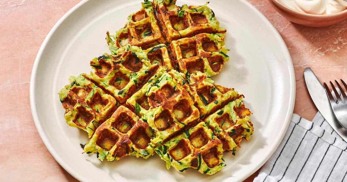 Кабачкові вафлі