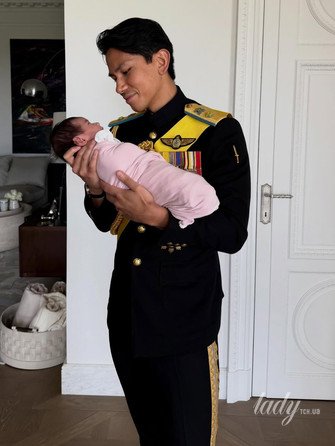 Принц Матин с дочерью Захрой