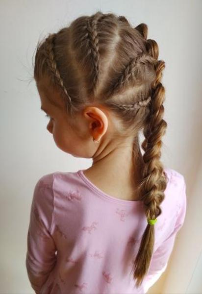 Прически для девочек / © instagram.com/hairstyles_maryna