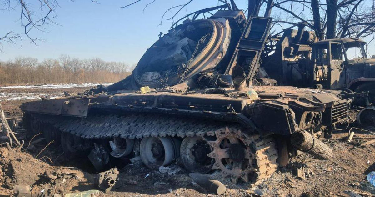 На Сумщині ЗСУ з одного пострілу знищили "супер-пупер" танк окупантів