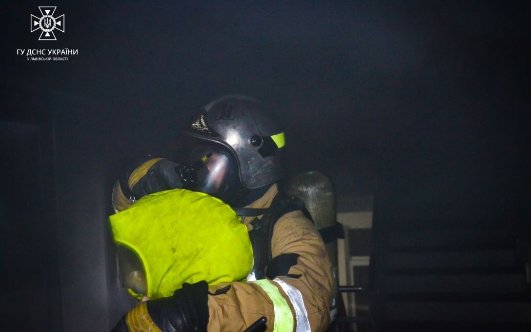 Пожар в квартире / © Управление ГСЧС во Львовской области