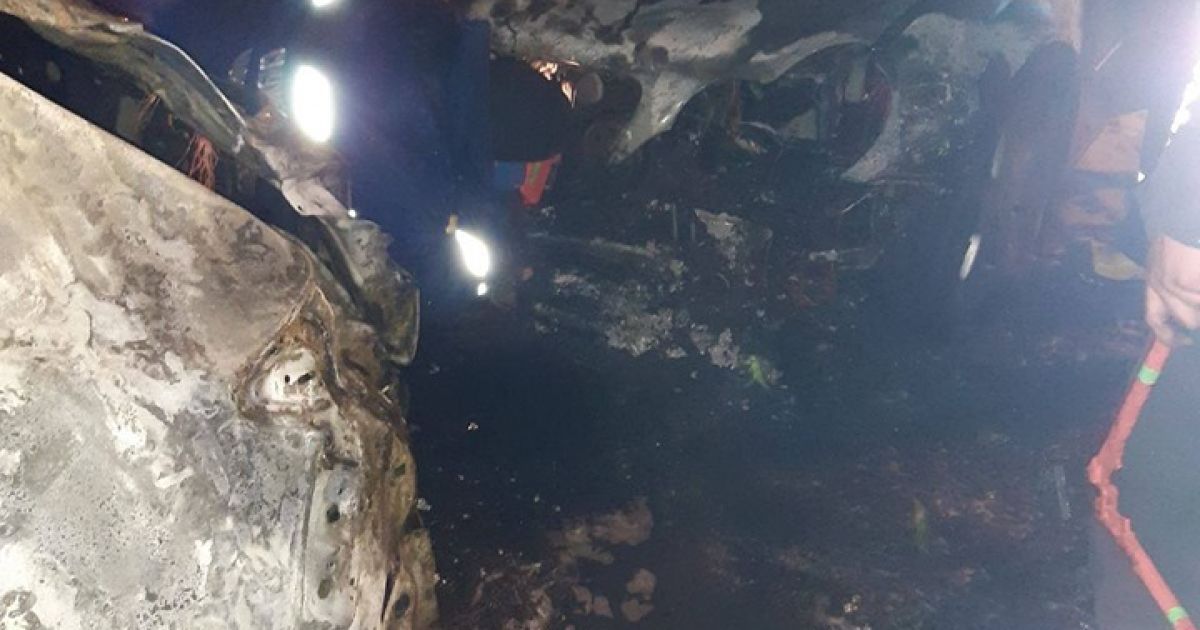 Автопожежа_2 / © Головне управління ДСНС України у Львівській області