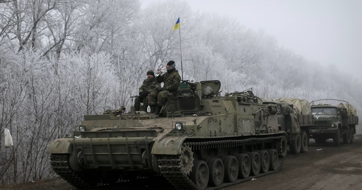 Первый день перемирия под Дебальцево