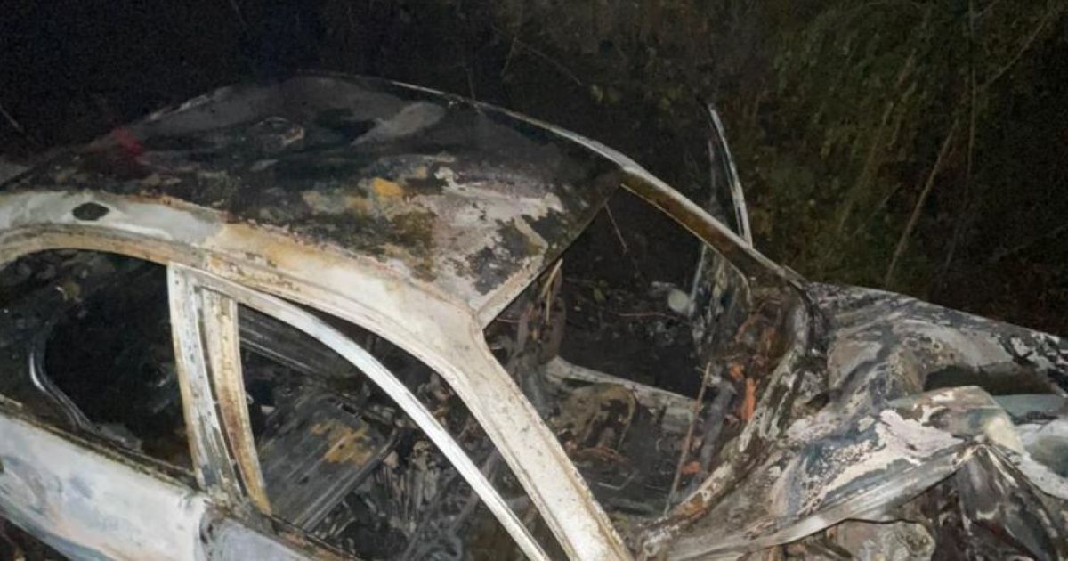 Моторошна ДТП у Вінницькій області: водій загинув, автівка згоріла, пасажир - у лікарні (фото)