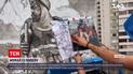 Новости мира: в Бразилии художник написал мурал красками из пепла сгоревших лесов Амазонки