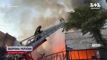 В Ужгороді загорівся півкілометровий склад "секонду"! Все місто заповнив їдкий дим!