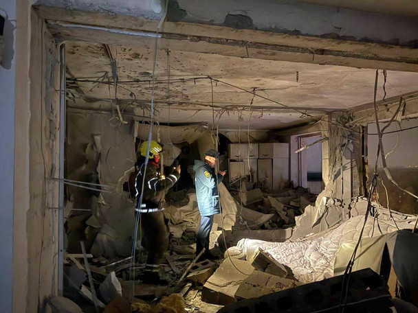 Квартира в Красногорске, в которую попал дрон