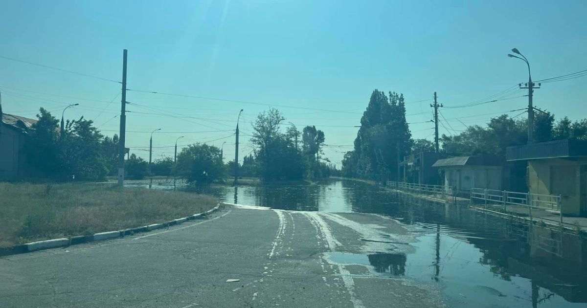 Підтоплення у Херсоні внаслідок підриву Каховської ГЕС.