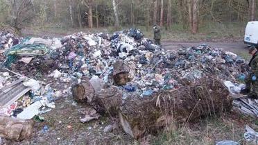 львівське сміття на чаес_1 / © ГУ Національної поліції в Київській області