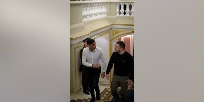 Володимир Зеленський зустрівся з прем'єр-міністром Британії Ріші Сунаком у Києві
